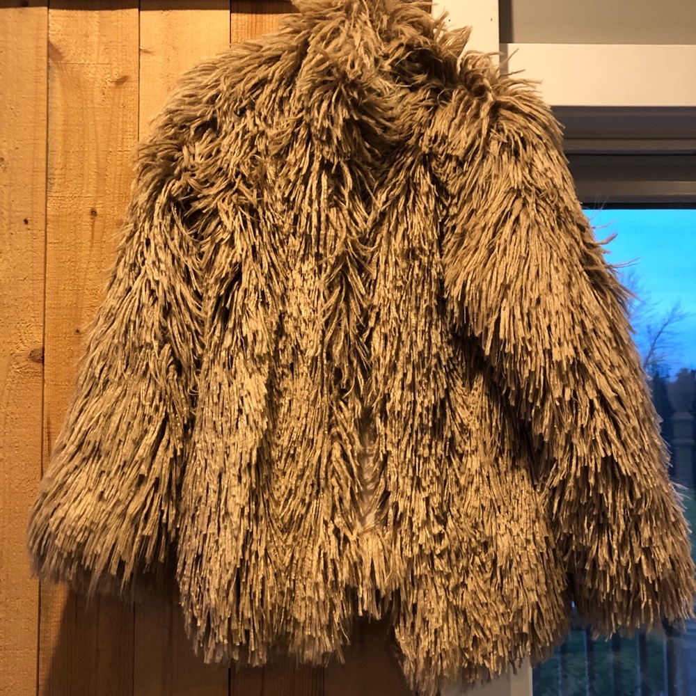 Faux fur jacket